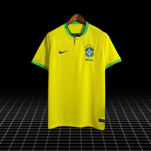 Selección de Brasil. Camiseta local 2022 (Sin Estampado)