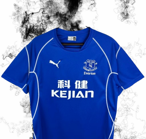 Everton. Camiseta local 2002-2003