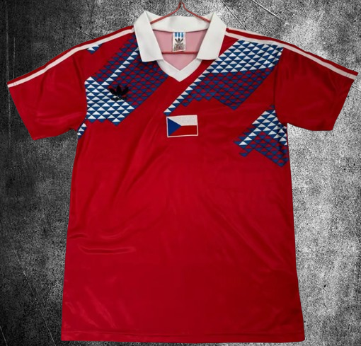 Selección de Czechoslovakia. Camiseta local 1990