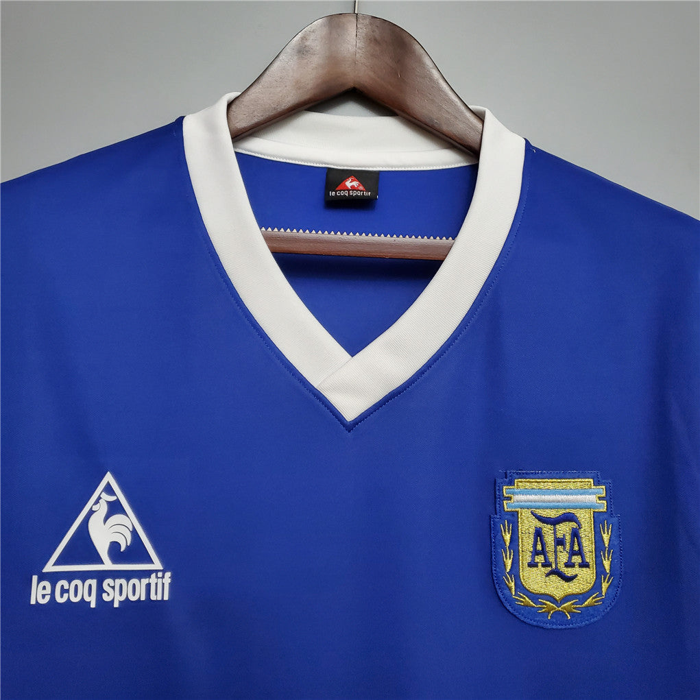 Selección de Argentina. Camiseta visitante 1986