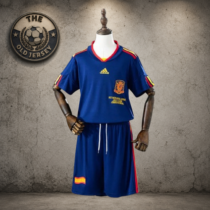Selección de España. Kit Niño visitante 2010