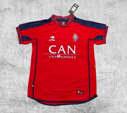 Osasuna. Camiseta local 2000-2001