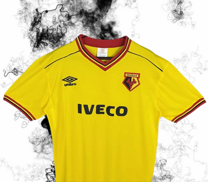 Watford. Camiseta local 1982-1985