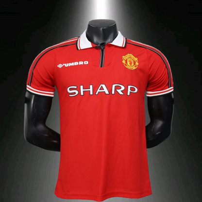 Manchester United. Camiseta local Versión Jugador 1998-1999