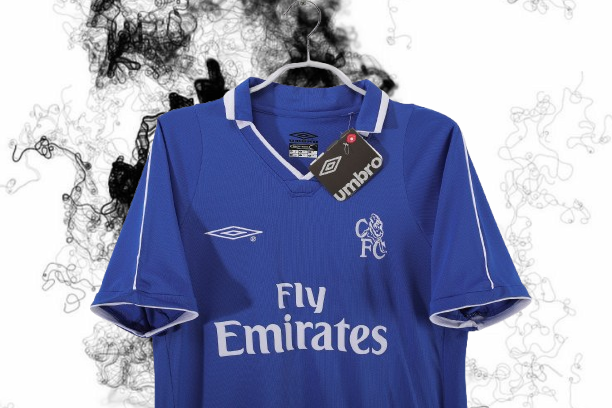 Chelsea. Camiseta local 2001-2003