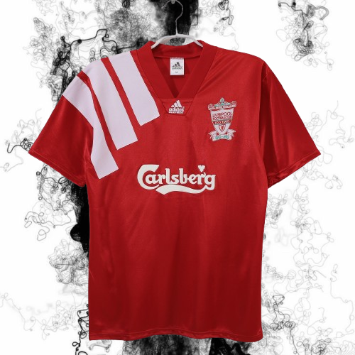 Liverpool. Camiseta local 1992-1993