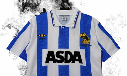 Sheffield Wednesday. Camiseta local 1991 Final Cup
