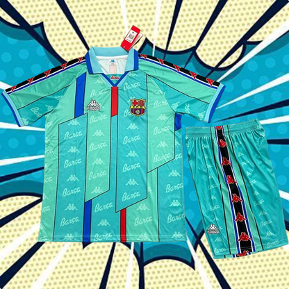 FC Barcelona. Kit Niño visitante 1996-1997