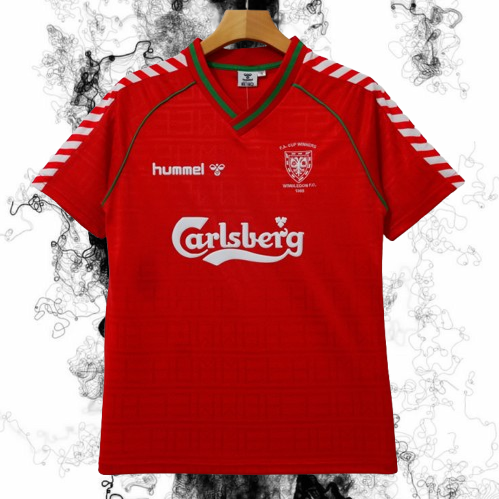 Wimbledon. Camiseta visitante 1988-1989