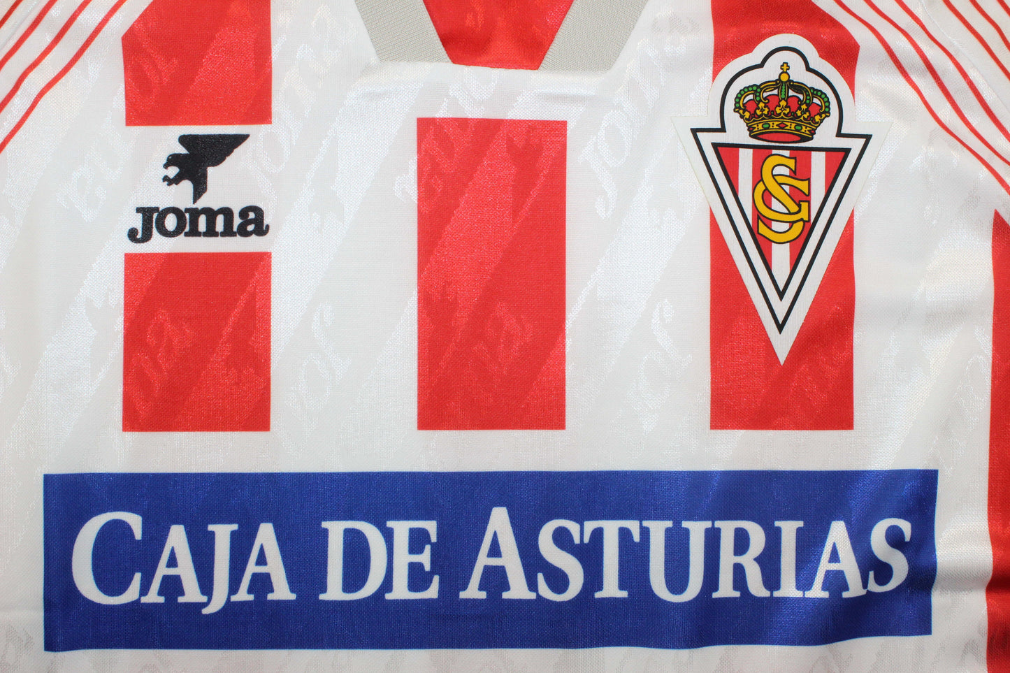 Sporting de Gijon. Camiseta local 1994-1995