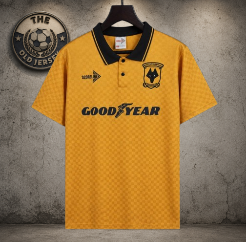Wolverhampton. Camiseta local 1990-1991