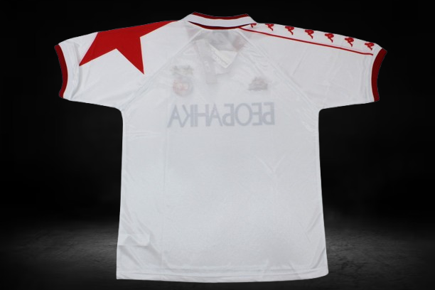 Estrella Roja de Belgrado. Camiseta visitante 1996-1998
