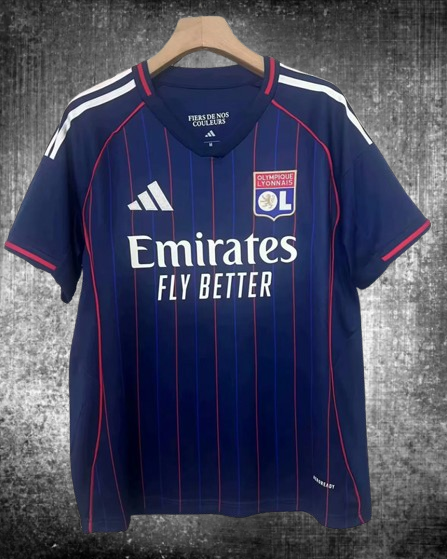 Lyon. Camiseta visitante 2025-2026