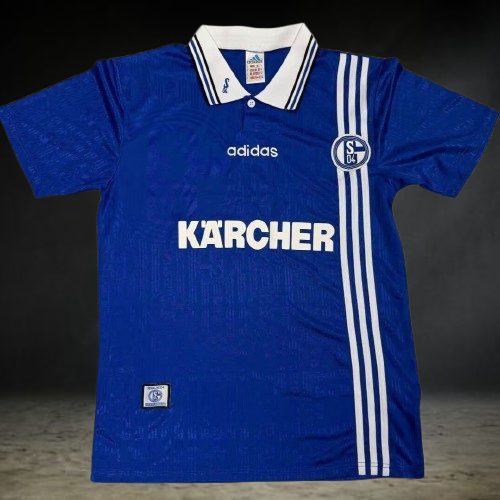 Schalke 04. Camiseta local 1996-1997