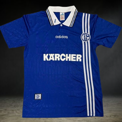 Schalke 04. Camiseta local 1996-1997