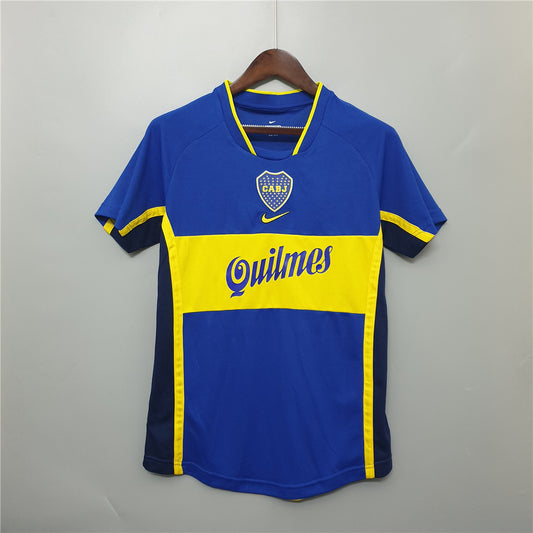 Boca Juniors. Camiseta local 2001