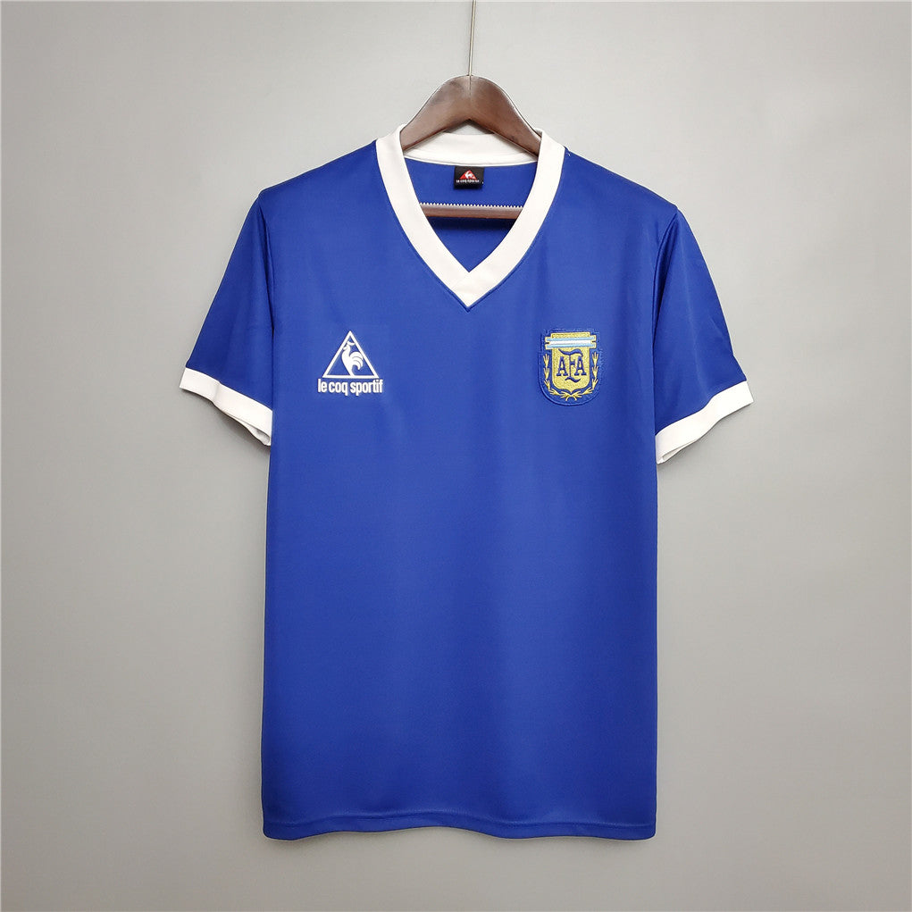 Selección de Argentina. Camiseta visitante 1986