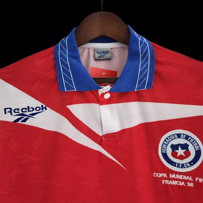 Selección Chilena. Camiseta local 1998 (Sin Estampado)