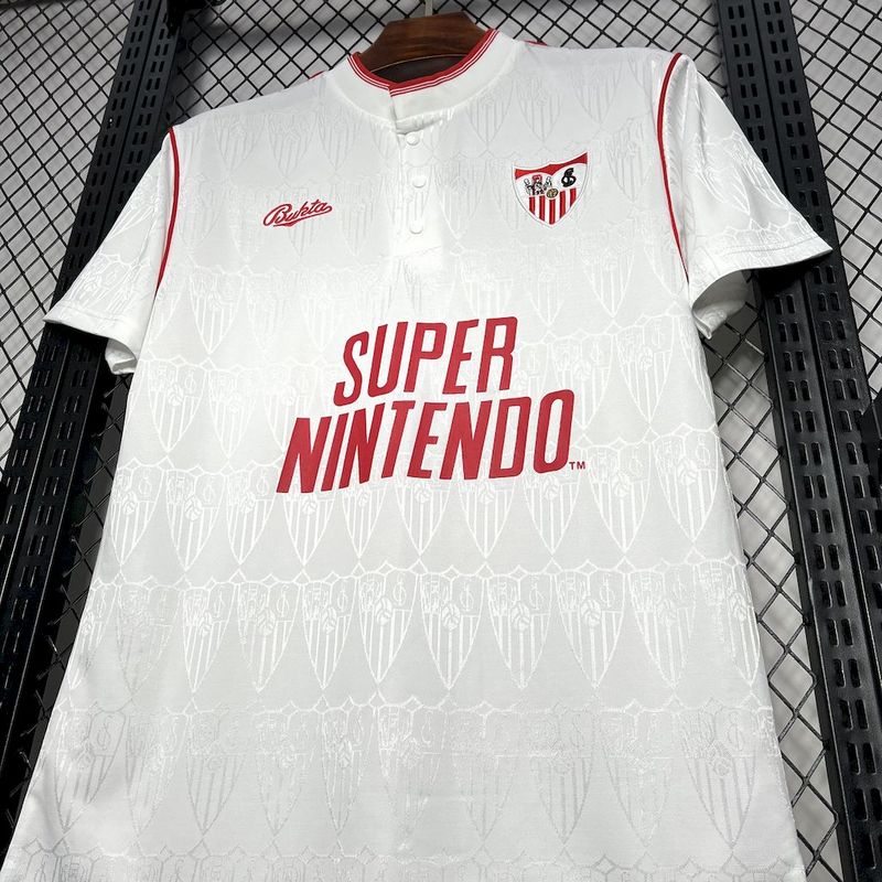 Sevilla. Camiseta local 1991-1992