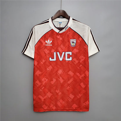 Arsenal. Camiseta local 1990-1992