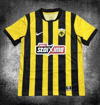 AEK Atenas. Camiseta local 2025-2026