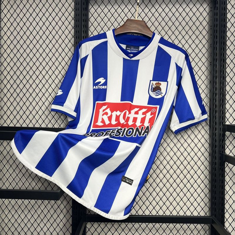 Real Sociedad. Camiseta local 2002-2003