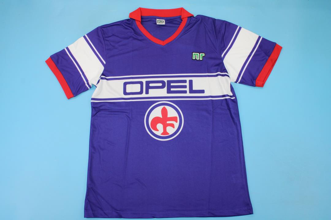 Fiorentina. Camiseta local 1984-1985