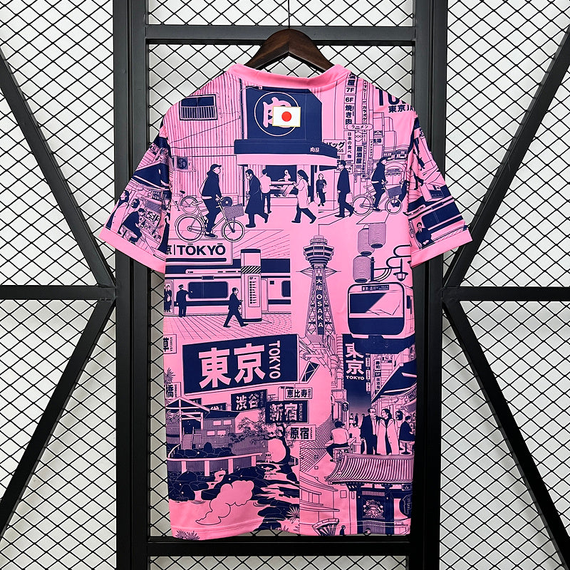 Selección de Japón. Camiseta Pink Special 2024-2025