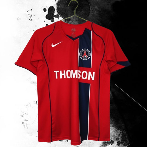 PSG. Camiseta visitante 2004-2005