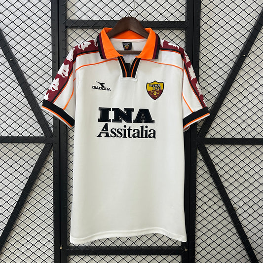 AS Roma. Camiseta visitante 1998-1999