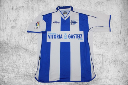 Deportivo Alavés. Camiseta local 2003-2004