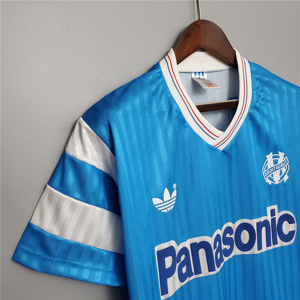 Marsella. Camiseta visitante 1990-1991