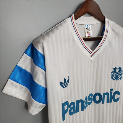 Marsella. Camiseta local 1990-1991