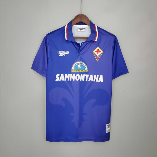 Fiorentina. Camiseta local 1995-1996