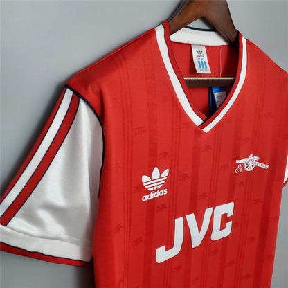 Arsenal. Camiseta local 1988-1990