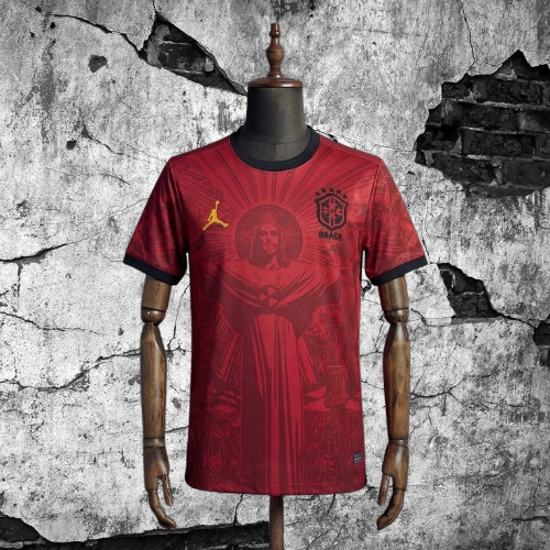 Selección de Brasil. Concept Red Jersey 2026