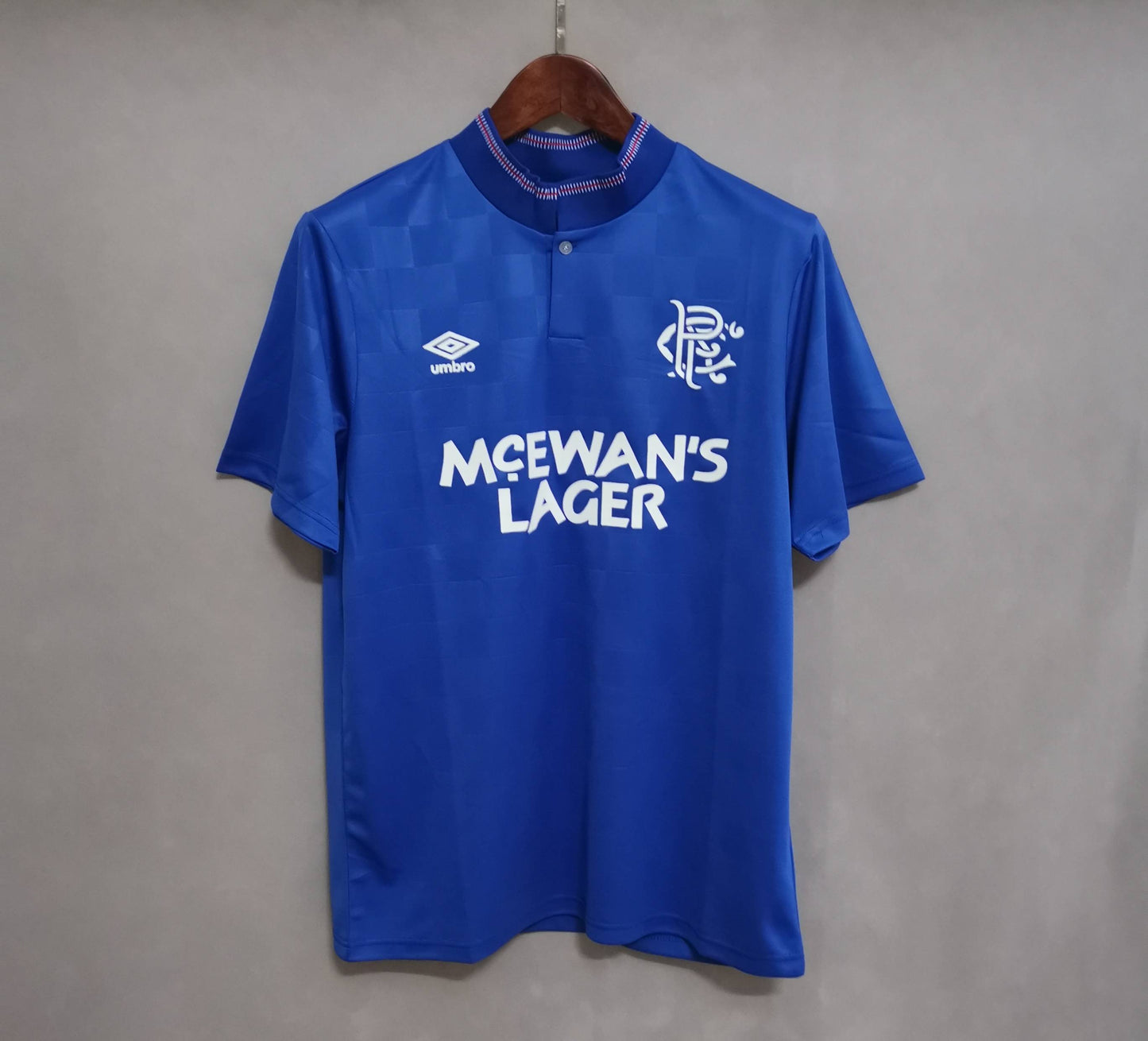 Rangers. Camiseta local 1987-1990