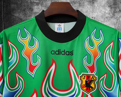 Selección de Japón. Camiseta arquero 1998 Green
