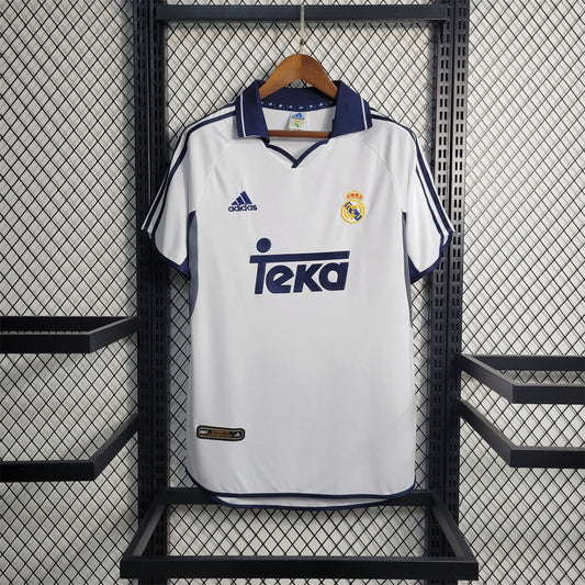 Real Madrid. Camiseta local 2000-2001