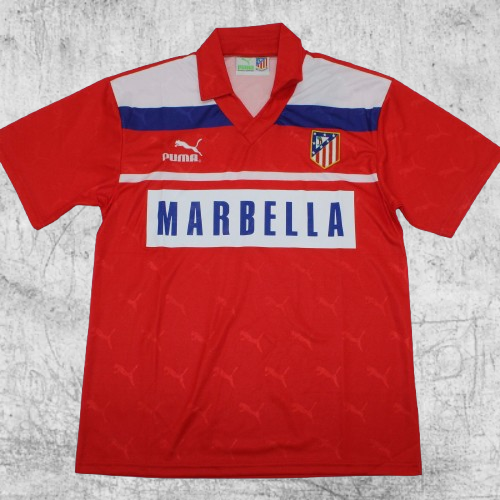 Atlético de Madrid. Camiseta visitante 1990-1993