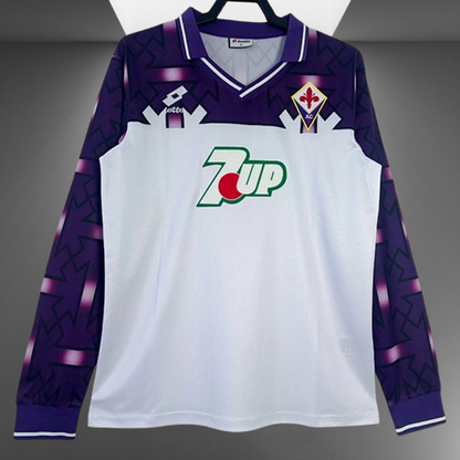 Fiorentina. Camiseta visitante 1992-1993