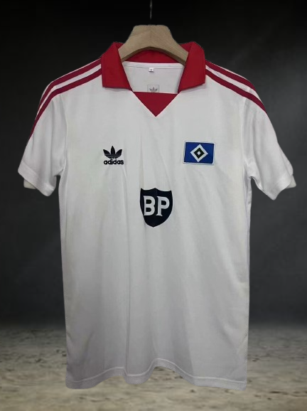 Hamburgo. Camiseta local 1980-1981