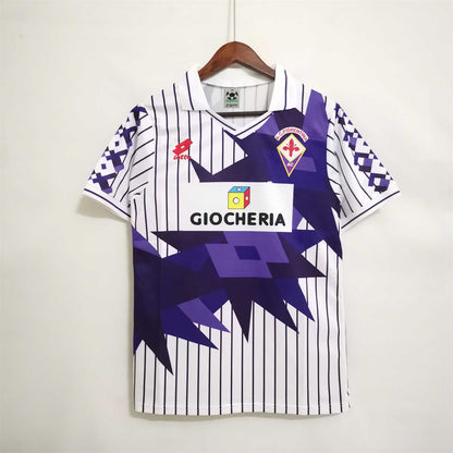 Fiorentina. Camiseta visitante 1991-1992