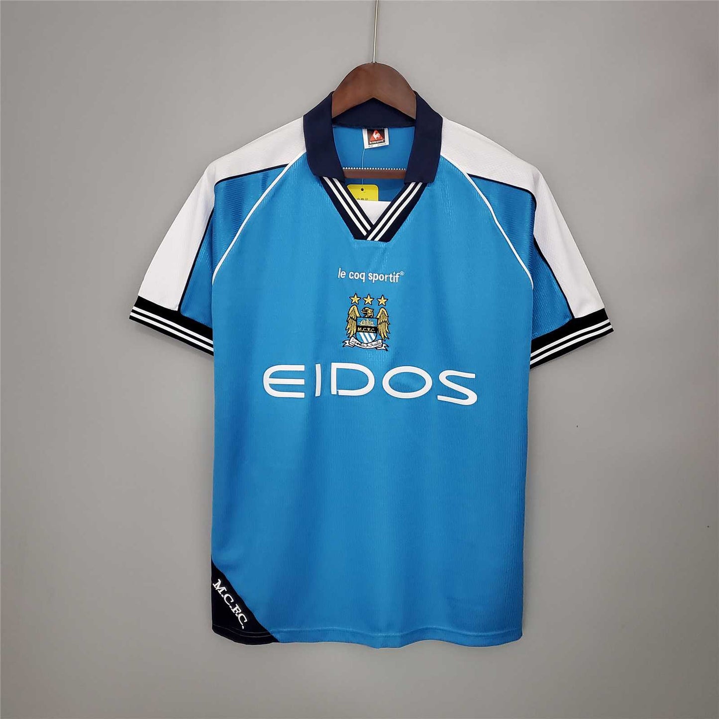 Manchester City. Camiseta local 1999-2001