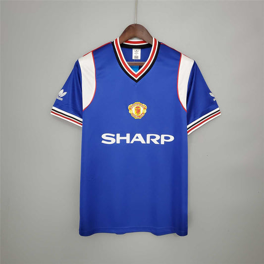 Manchester United. Camiseta visitante 1985-1986