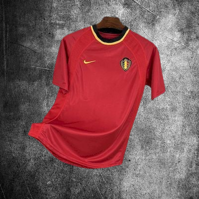 Selección de Bélgica. Camiseta local 2000