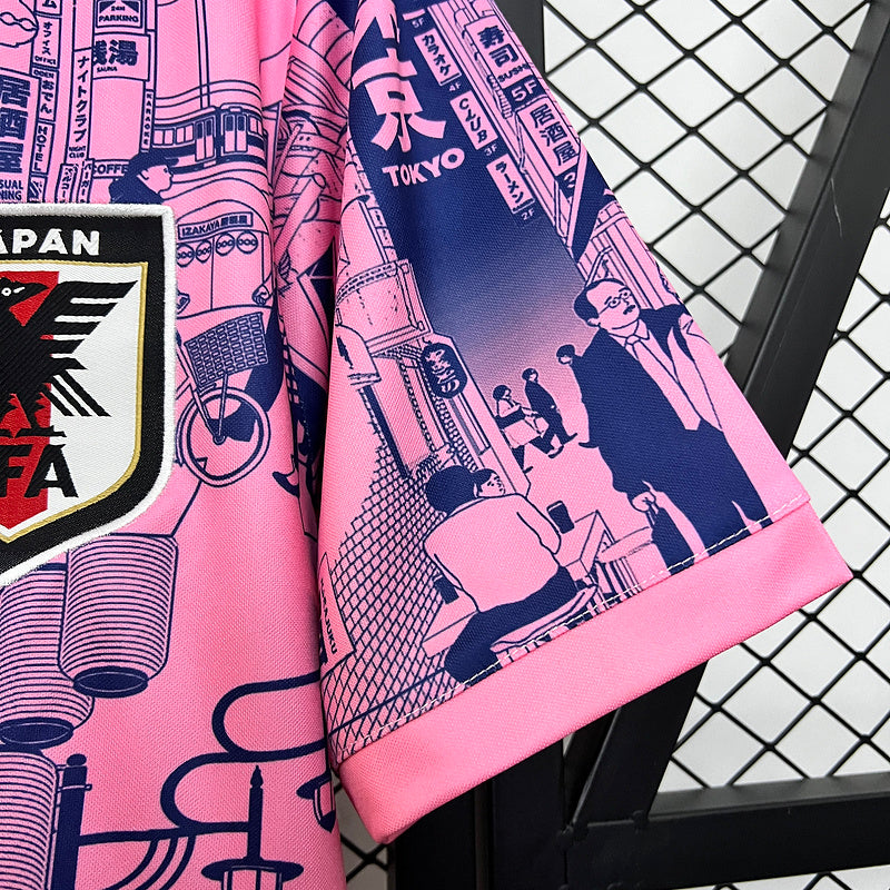 Selección de Japón. Camiseta Pink Special 2024-2025