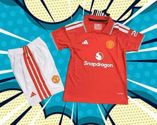Manchester United. Kit Niño local 2026-2027