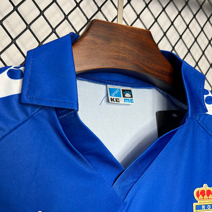 Real Oviedo. Camiseta local 1990-1991