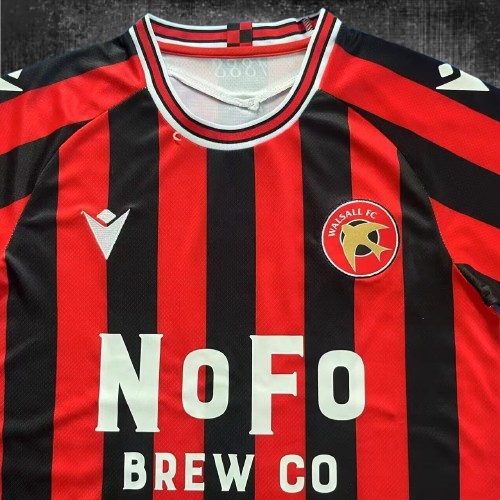 Walsall. Camiseta local 2025-2026